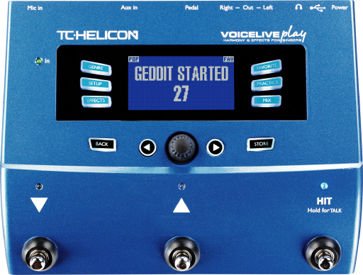 TC Helicon VoiceLive Play (the original blue model)
